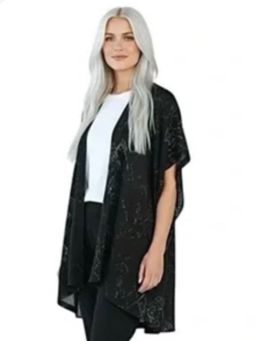 Eileen Fisher | Silk Tencel Marrakesh Printed Kimono XS